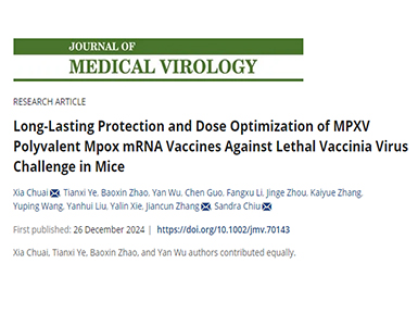LZCap?加帽技术助力多价猴痘mRNA疫苗实现长效保护